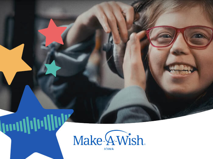 Make-A-Wish® Iowa and Trilix make a young content creator’s wish come true